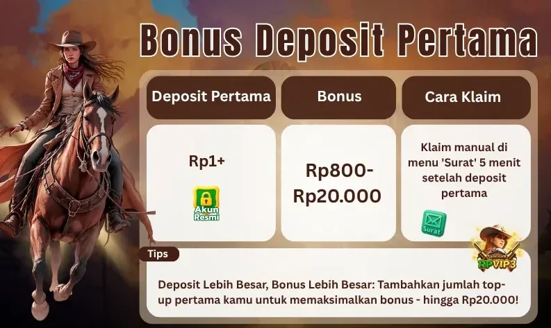 Bonus Deposit Pertama